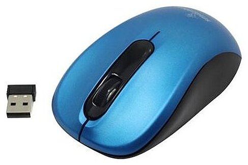 Мышь беспроводная SmartBuy SBM-378AG-B USB Optical (1600 dpi) синяя, 2 кнопоки+колесо-кнопка, блисте