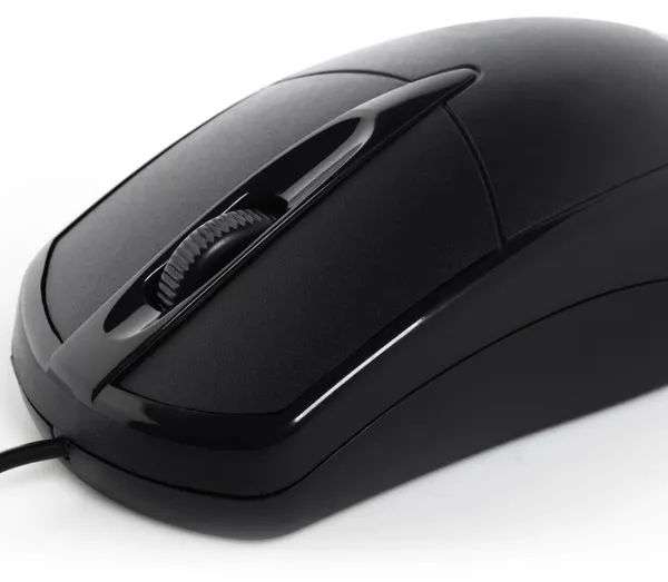 Мышь SmartBuy SBM-215-K USB Optical (1500dpi) черная, 2 кнопки+кнопка-колесо, коробка