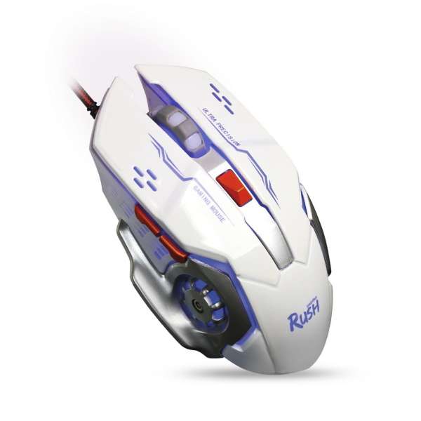Мышь игровая SmartBuy SBM-724G-W "Avatar" USB Optical (1200/1600/2400/3200 dpi) белая, 5 кнопок+коле