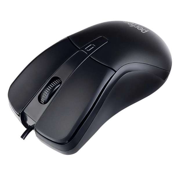 Мышь Perfeo PF-A4894 "ONE" USB Optical (1000dpi) черная, 2 кнопки+колесо-кнопка, коробка