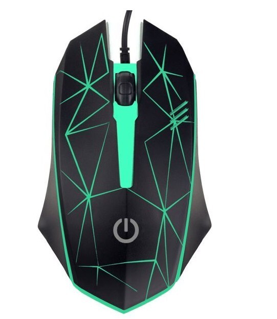 Мышь игровая Perfeo PF-A4799 "STAR" USB Optical (1000 dpi), черный, 2 кнопки+колесо прокрутки, LED п