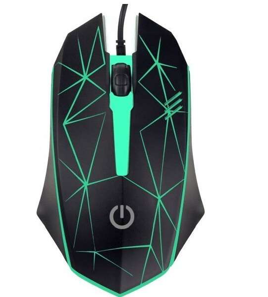 Мышь игровая Perfeo PF-A4799 "STAR" USB Optical (1000 dpi), черный, 2 кнопки+колесо прокрутки, LED п