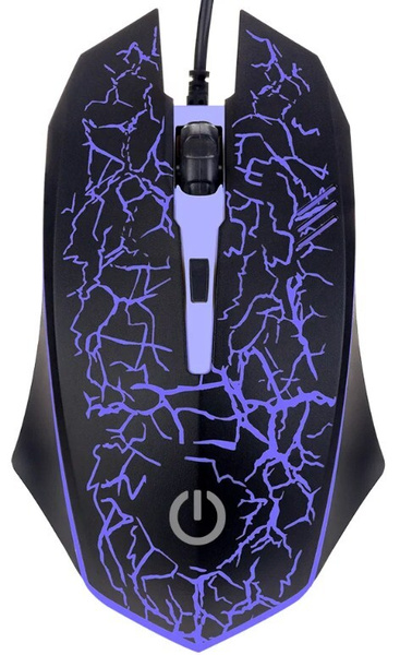 Мышь игровая Perfeo PF-B4800 "GRID" USB Optical (800-1600 dpi), черный, 3 кнопки+колесо прокрутки, L