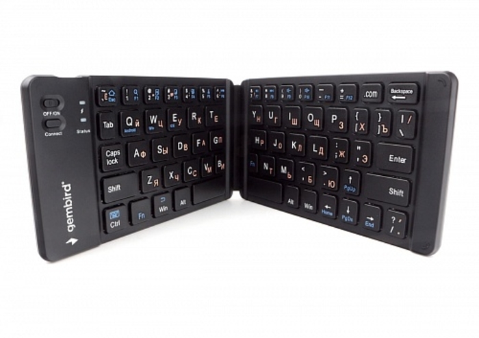 Клавиатура беспроводная Gembird KBW-6 подключение по Bluetooth Black 67 клавиш