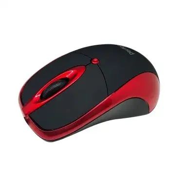 Мышь Perfeo PF-A4794 "ORION" USB Optical (1000dpi) черно-красная, 2 кнопки+колесо-кнопка, коробка