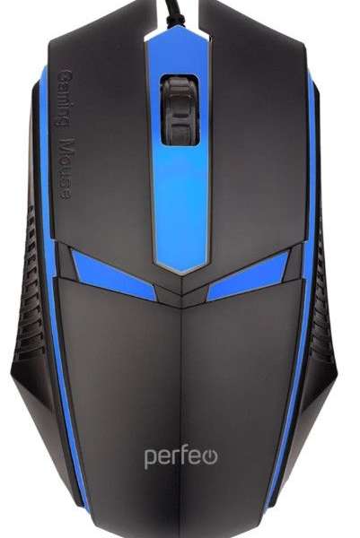 Мышь игровая Perfeo PF-A4797 "FACE" USB Optical (1200 dpi), черный, 3 кнопок+колесо прокрутки, LED п