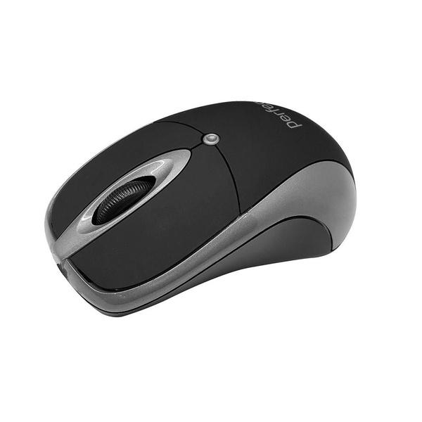 Мышь Perfeo PF-A4793 "ORION" USB Optical (1000dpi) черно-серая, 2 кнопки+колесо-кнопка, коробка