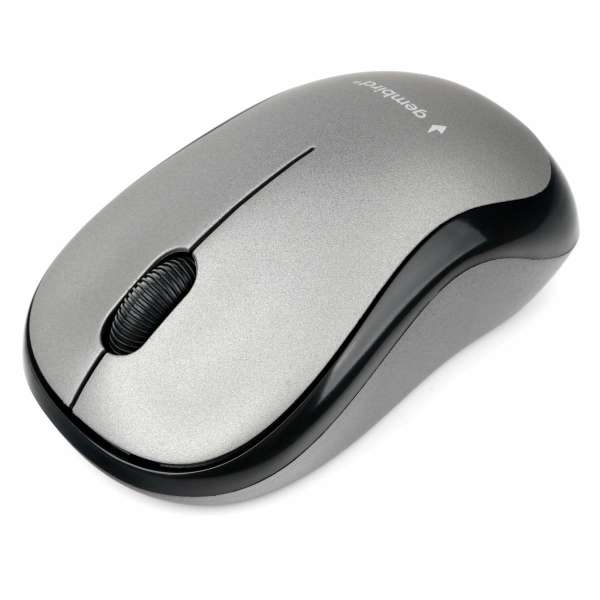 Мышь беспроводная Gembird MUSW-260 USB Optical (1000dpi) серая, 2 кнопки+кнопка-колесо, коробка