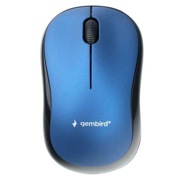 Мышь беспроводная Gembird MUSW-265 USB Optical (1000dpi) синяя, 2 кнопки+кнопка-колесо, коробка