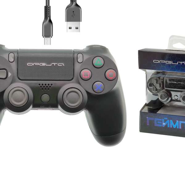 Геймпад PS4, PC, Орбита OT-PCG013 проводной, черный
