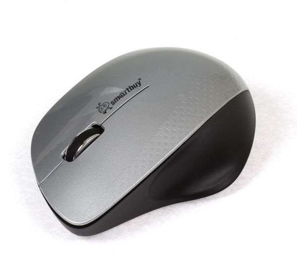 Мышь беспроводная SmartBuy SBM-309AG-SK USB Optical (1000dpi) серая, 2 кнопки+колесо-кнопка блистер