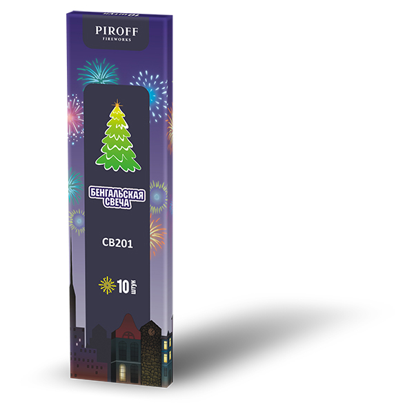 Свеча бенгальская 170мм