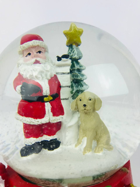 Шар малый "Дед Мороз" 3D