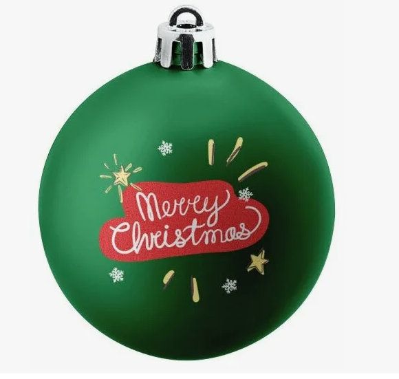 Шар большой "Merry Christmas"