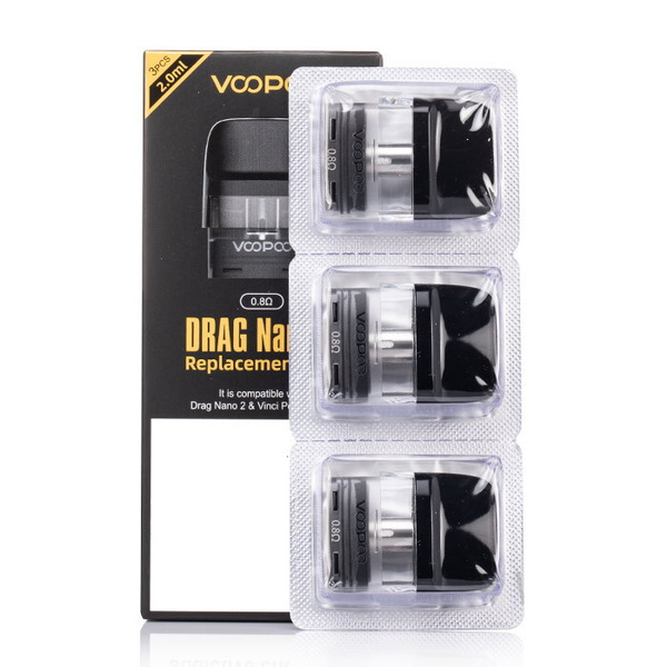 Картридж Voopoo Drag Nano 2 Pod/Vinci Pod 2ml 0.8ohm