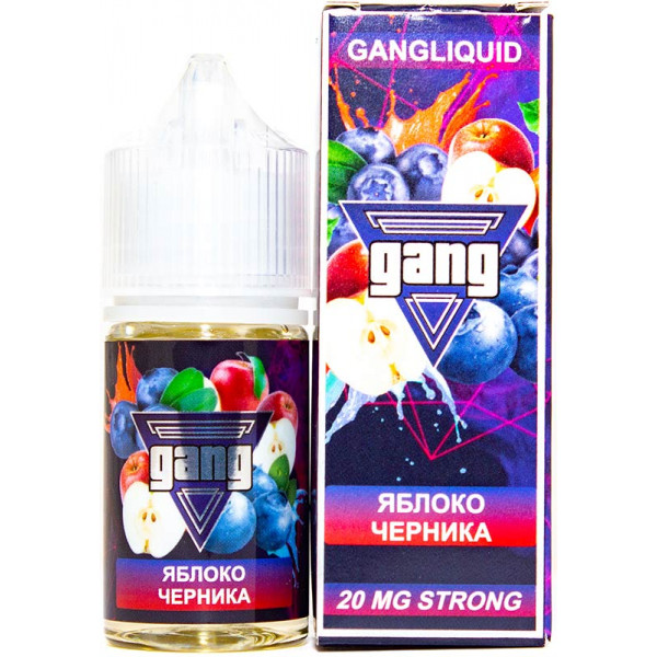 Жидкость Gang 30мл 2% Strong Яблоко Черника МТ