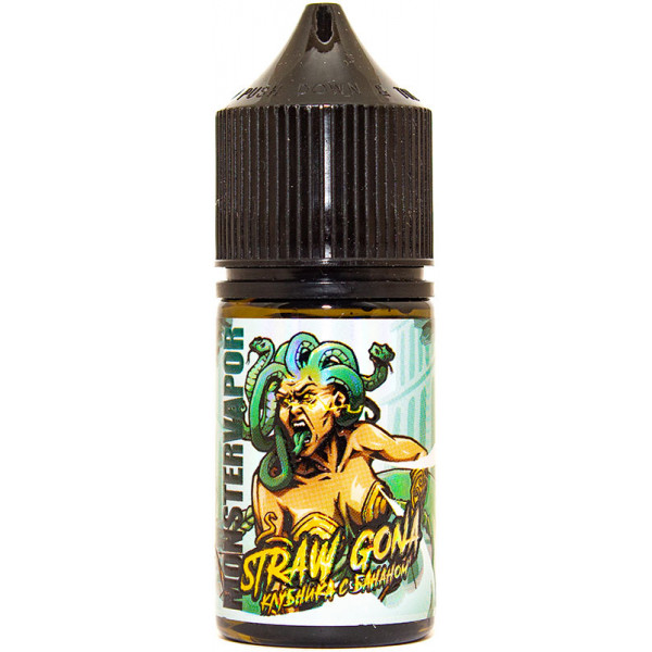 Жидкость MONSTERVAPOR, 30 мл, STRAW GONA (клубника с бананом)
