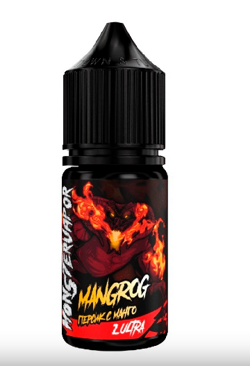 Жидкость MONSTERVAPOR, 30 мл, MANGROG (персик с манго), 2 ULTRA
