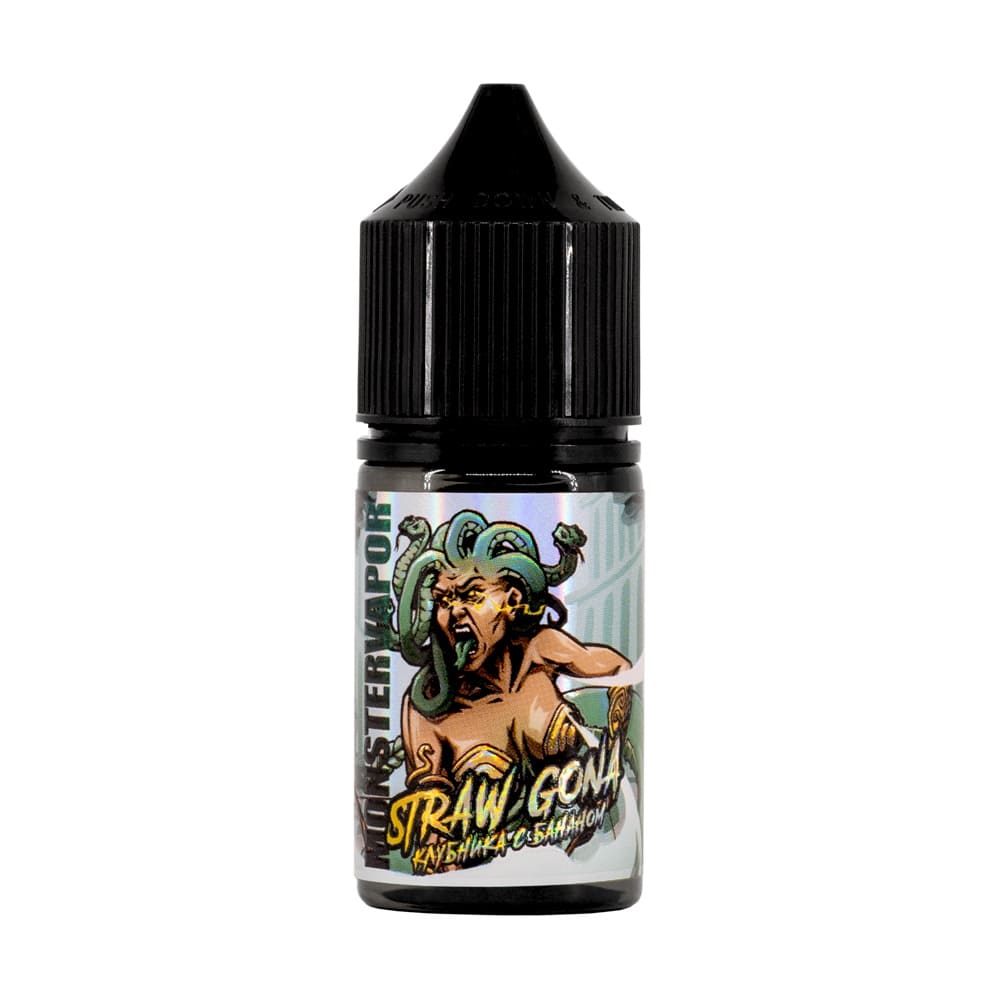 Жидкость MONSTERVAPOR, 30 мл, STRAW GONA (клубника с бананом), 2 ULTRA
