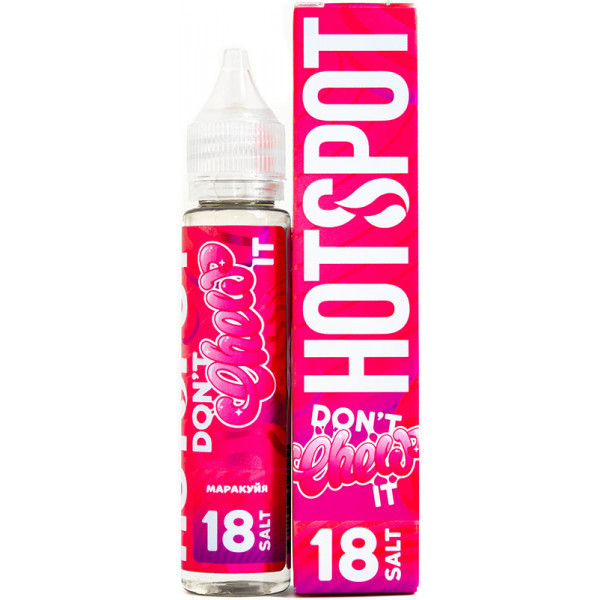 Жидкость Hotspot DON'T Chew IT -  Жвачка маракуйя, 30 мл/18SALT