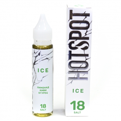 Жидкость Hotspot ICE - Лимонад Киви Огурец , 30 мл/18salt
