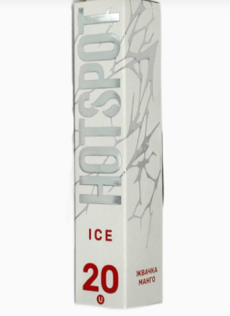 Жидкость Hotspot ICE - Жвачка Ледяное Манго , 30 мл/ultra salt