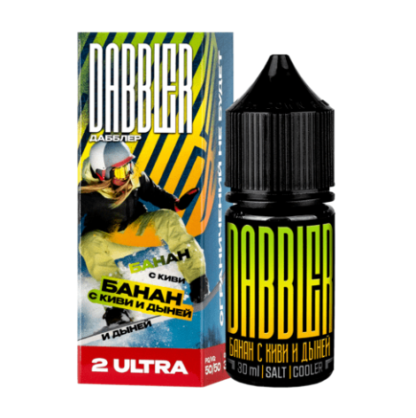 Жидкость Brusko Dabbler Salt 30мл, Банан с киви и дыней 2 ULTRA