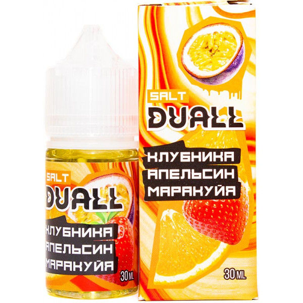 Жидкость DUALL - Клубника Апельсин Маракуйя 30мл 20мг HARD