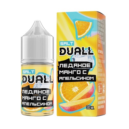 Жидкость DUALL - Ледяное манго с апельсином 30мл 20мг HARD