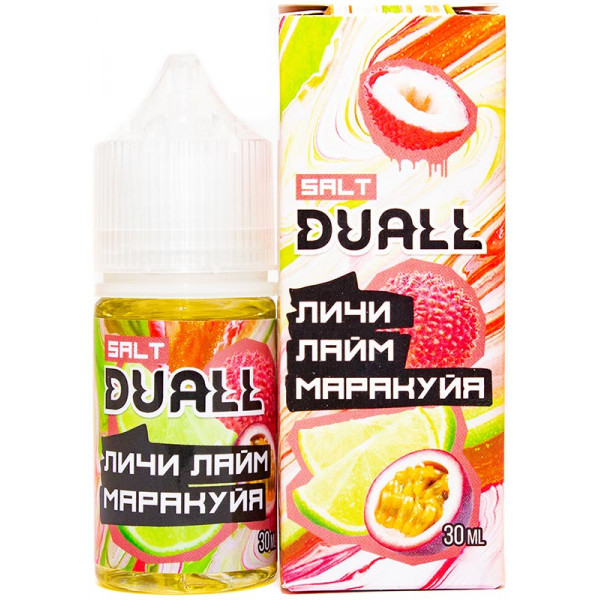 Жидкость DUALL - Личи Лайм Маракуйя 30мл 20мг HARD