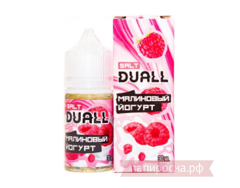 Жидкость DUALL - Малиновый йогурт 30мл 20мг HARD