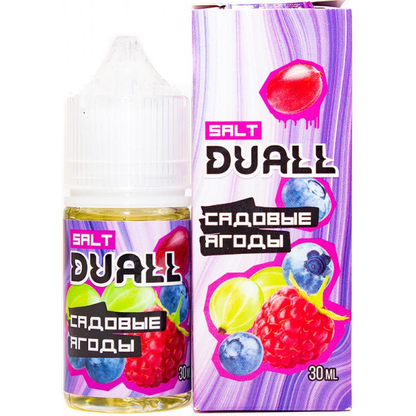 Жидкость DUALL - Садовые ягоды 30мл 20мг HARD