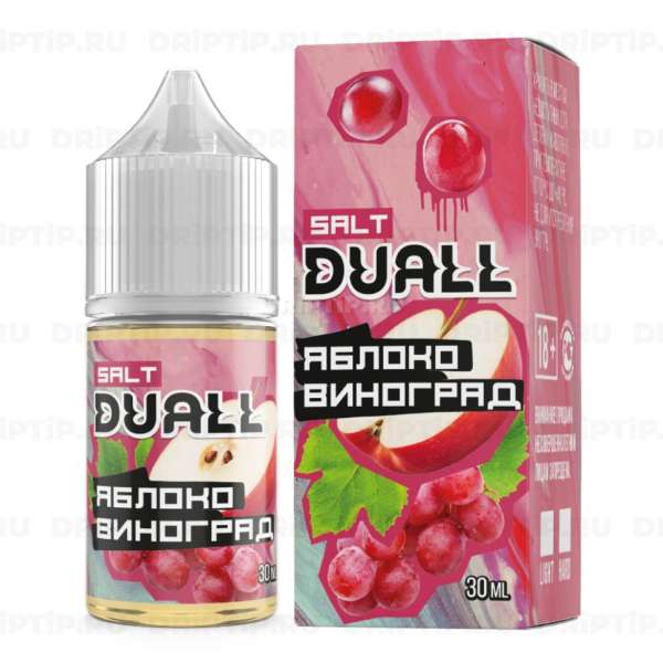 Жидкость DUALL - Яблоко Виноград 30мл 20мг HARD