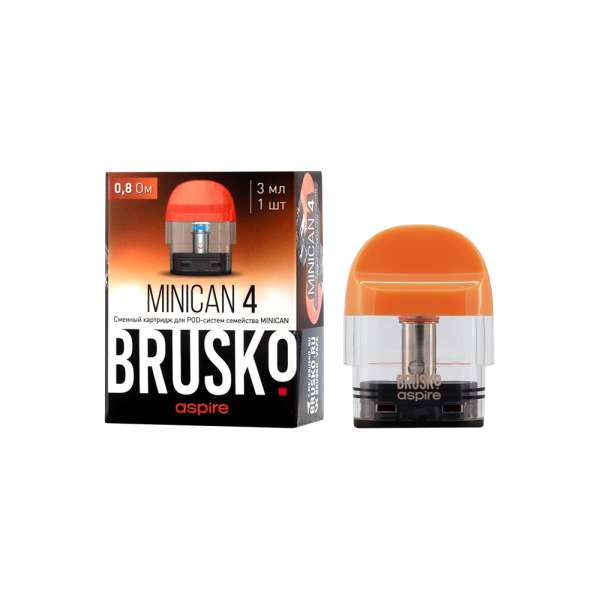 Картридж Brusko Minican 4 Orange 0.8