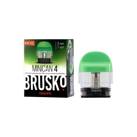 Картридж Brusko Minican 4 Green 0.8
