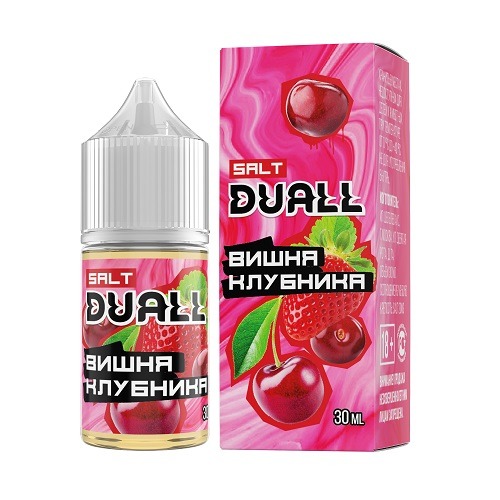Жидкость DUALL - Вишня клубника 30мл 20мг HARD