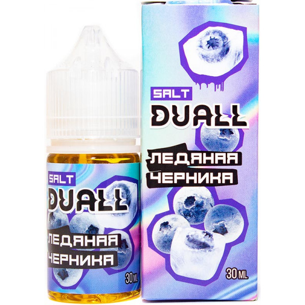 Жидкость DUALL - Ледяная черника 30мл 20мг LIGHT