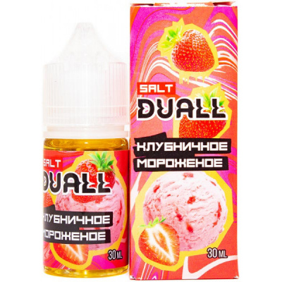 Жидкость DUALL - Клубничное мороженое 30мл 20мг LIGHT