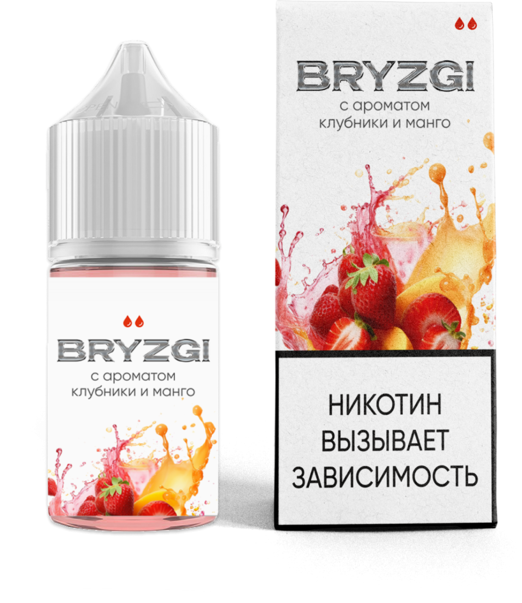 Жидкость Bryzgi - Клубника Манго 30ml 20mg light