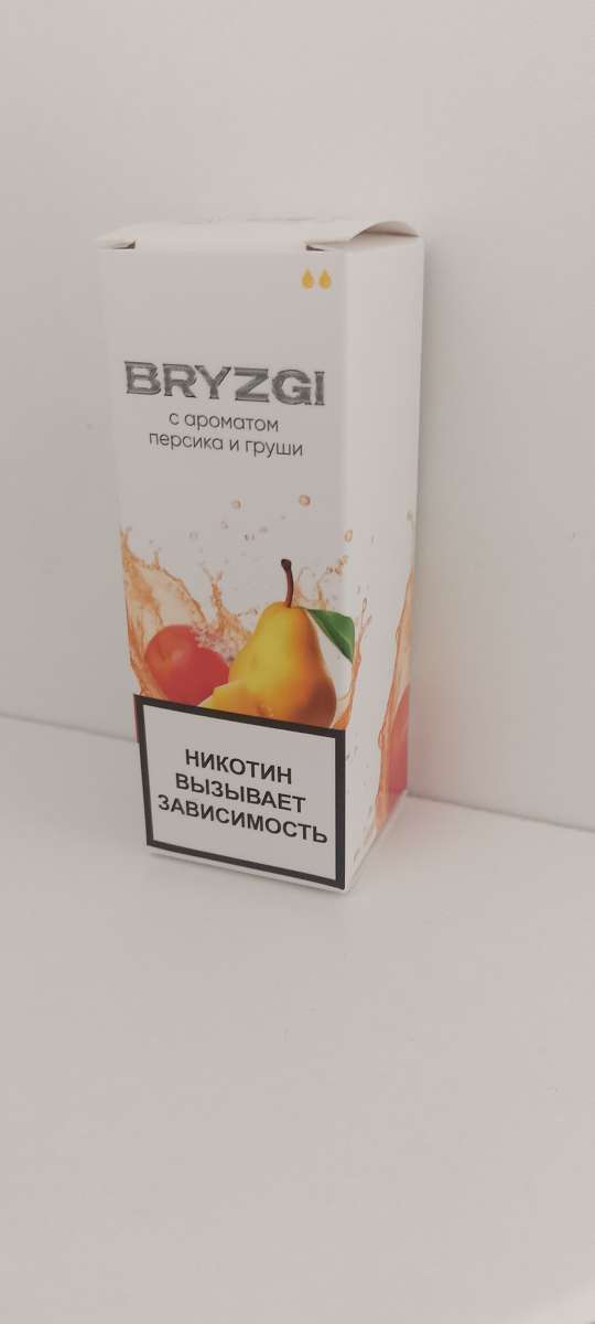 Жидкость Bryzgi - Персик Груша 30ml 20mg light