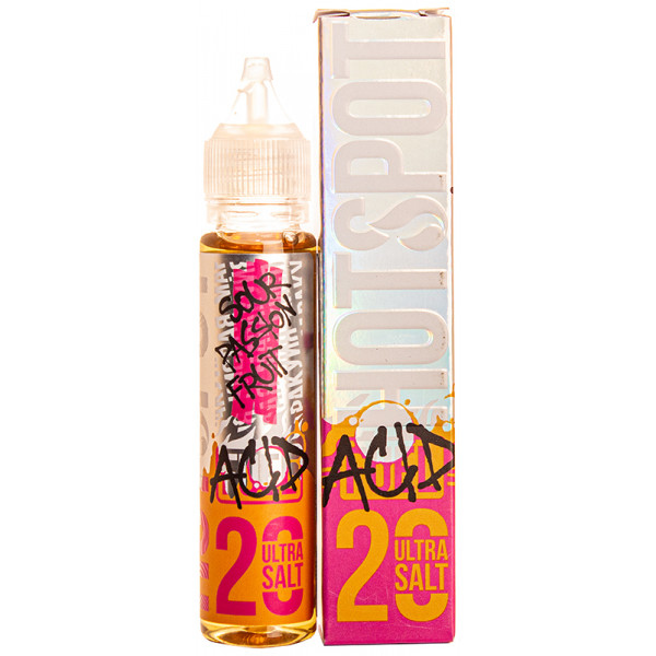 Жидкость Hotspot Sour Кислая маракуйя Sour Passion Fruit Acid 30мл 18мг salt