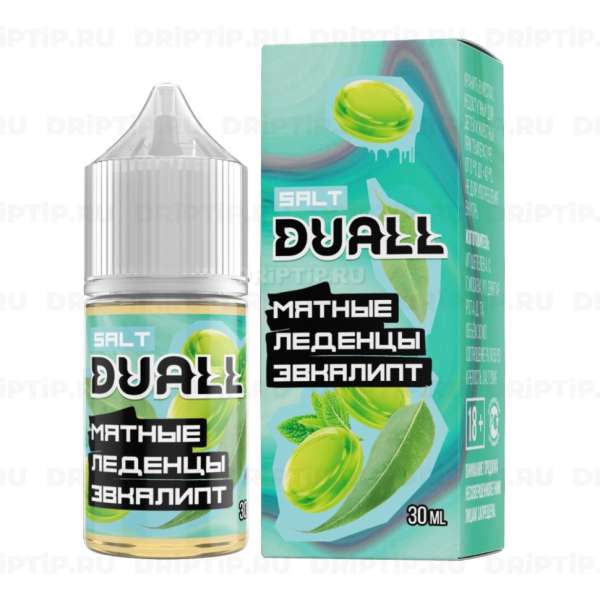 Жидкость DUALL - Мятные леденцы эвкалипт 30мл 20мг LIGHT