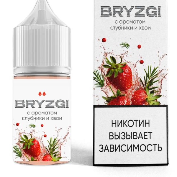 Жидкость Bryzgi - Клубника и хвоя 30ml 20mg light