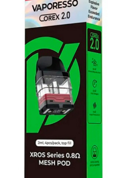 Картридж Vaporesso XROS Series Corex 2.0 0.8ohm 2ml Pod