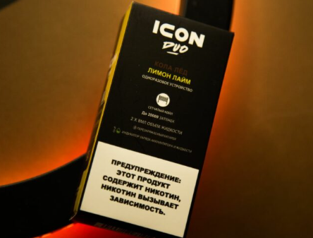 Электронная сигарета ICON DUO  20000  Кола лед/Лимон лайм
