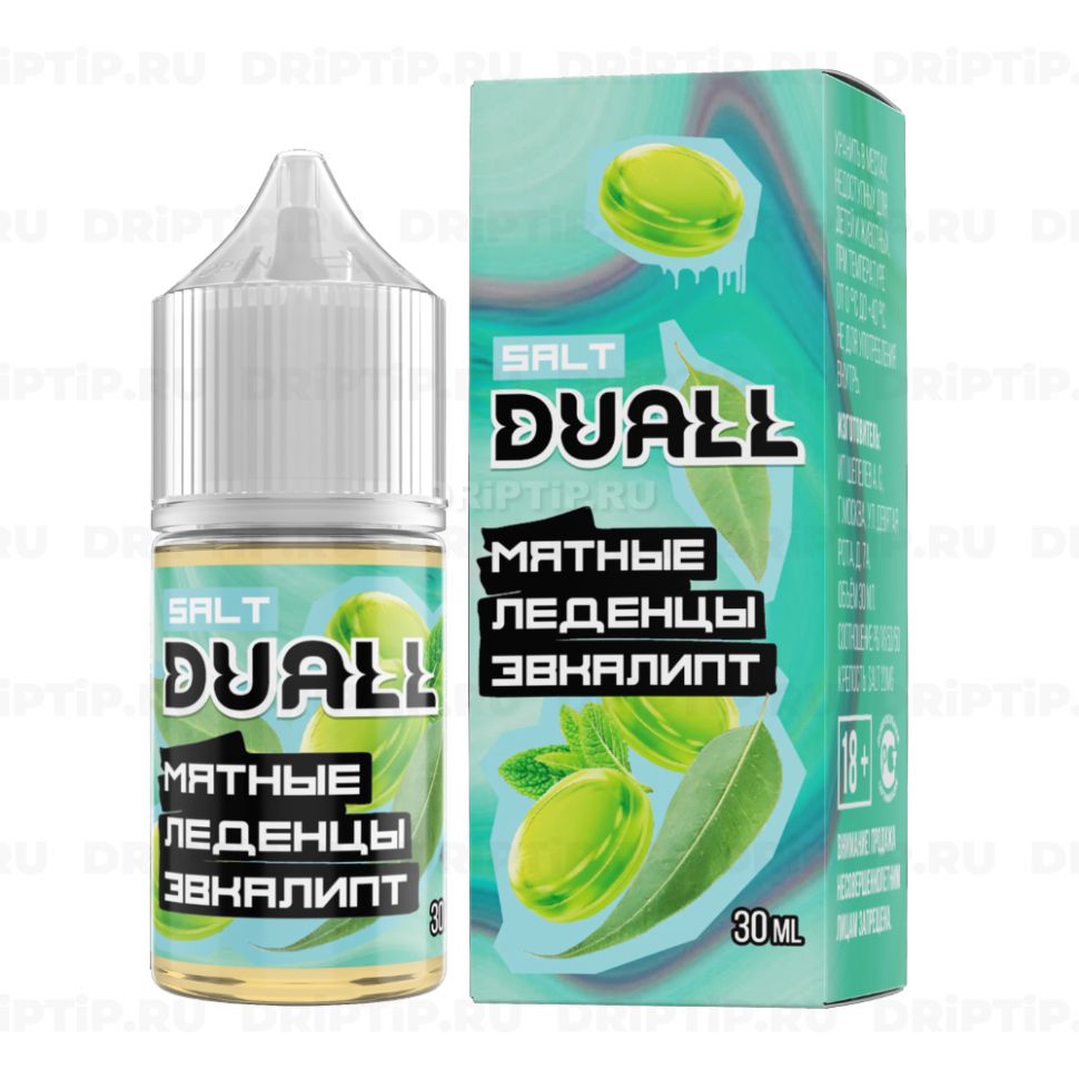 Жидкость DUALL - Мятные леденцы эвкалипт 30мл 20мг HARD