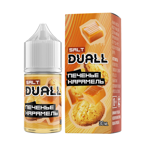 Жидкость DUALL - Печенье карамель 30мл 20мг LIGHT