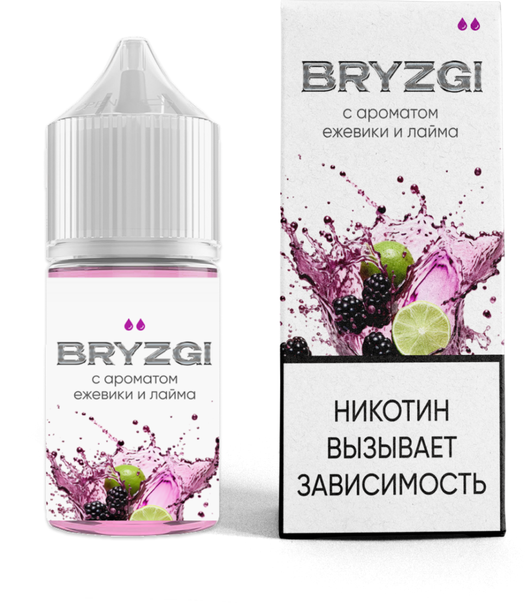 Жидкость Bryzgi - Ежевики Лайма 30ml 20mg light