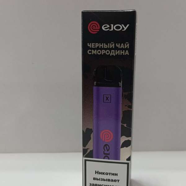 Одноразовая электронная сигарета Ejoy 1600 Черный чай смородина