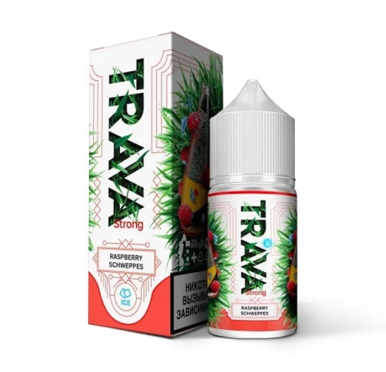 Жидкость TRAVA Raspberry Schweppes Strong